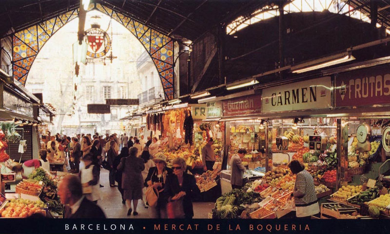 Chợ luôn mang bóng hình văn hoá của một vùng đất và ở Barcelona cũng thế 