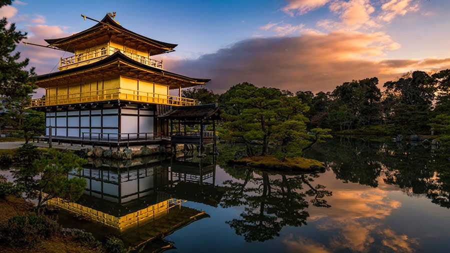 Chùa vàng - The Golden Pavilion (Kinkakuji)