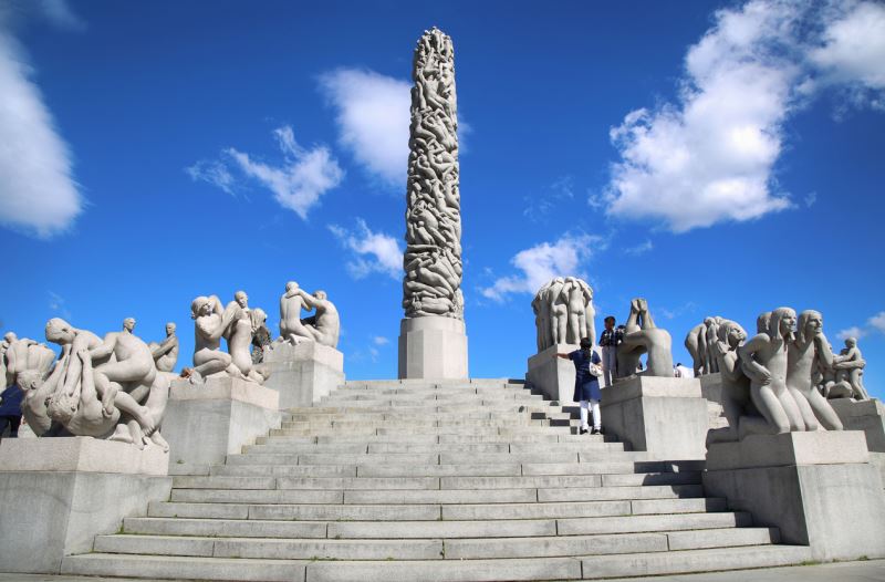 "Tháp người" Monolith là bức tượng nổi tiếng nhất ở  Vigeland
