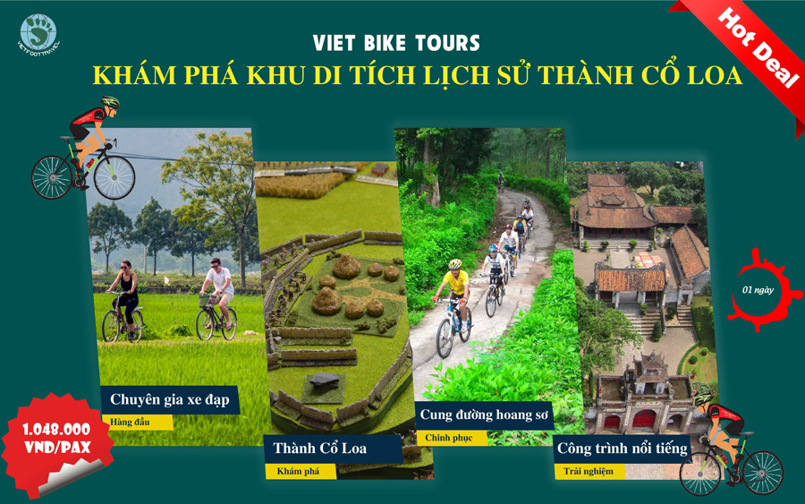 Viet Bike Tours - Khám phá khu di tích lịch sử thành Cổ Loa