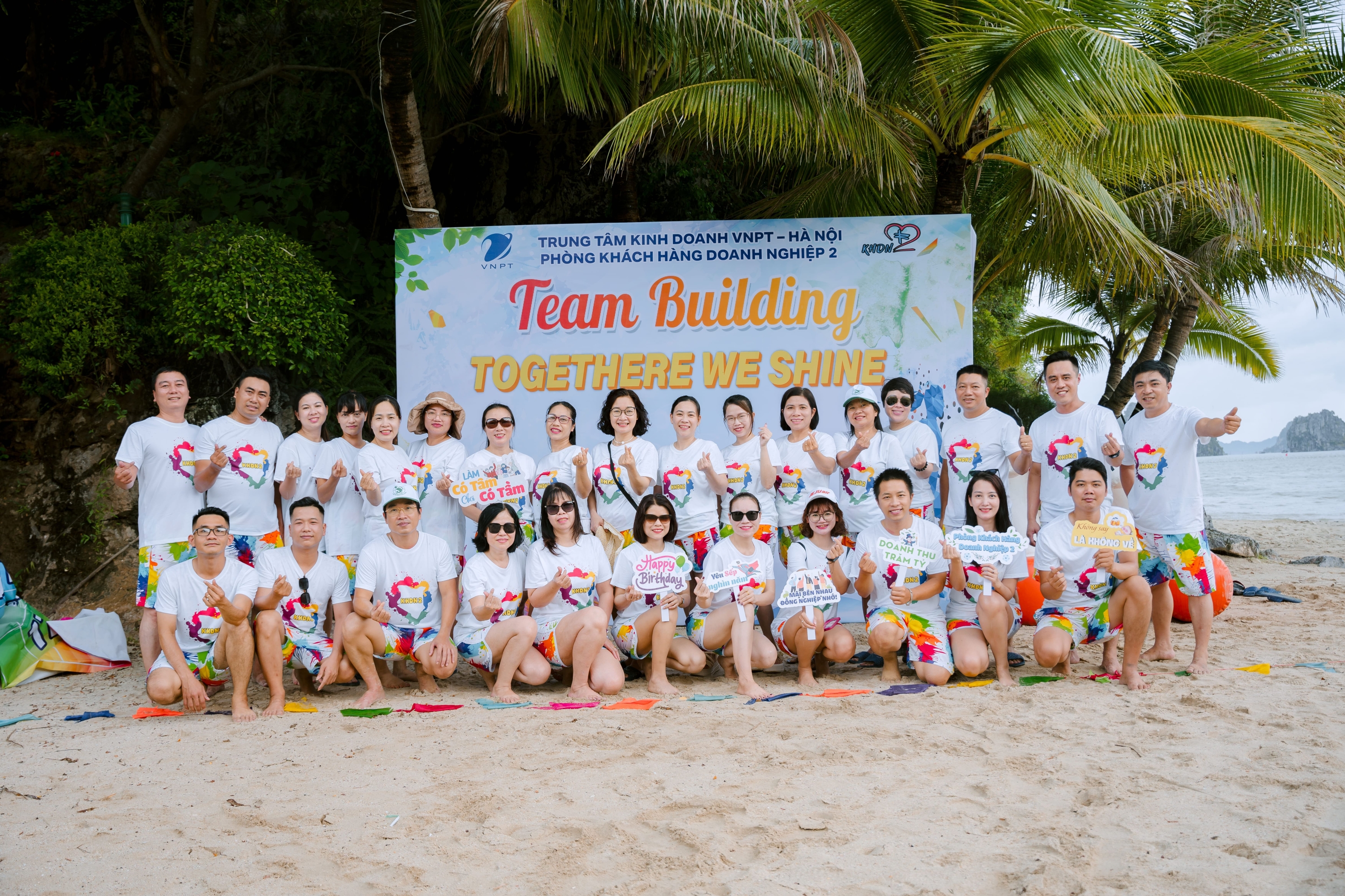 Đoàn VNPT tham quan Hoàng Huy Resort, Biển Quỳnh