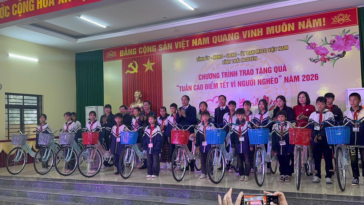 VIETFOOT TRAVEL ĐỒNG HÀNH VÌ NGƯỜI NGHÈO TỈNH THÁI NGUYÊN NHÂN DỊP TẾT BÍNH NGỌ 2026